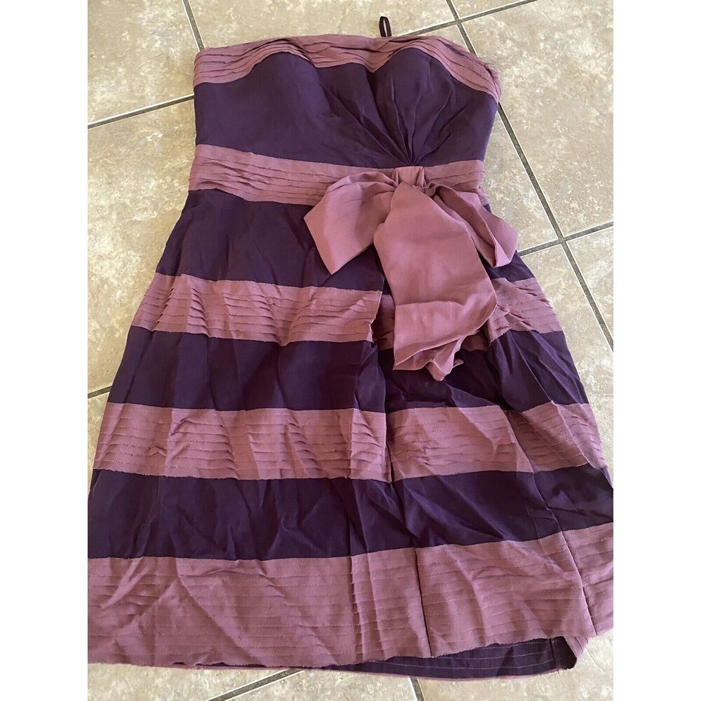 Silk Strapless Dress S